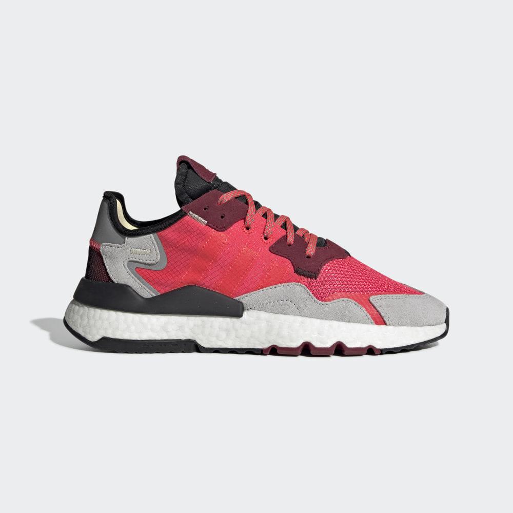 Adidas Men's Nite Jogger Originals Shoes Red/Grey Ireland EE5883